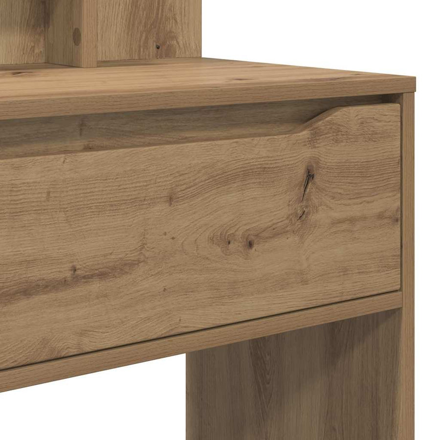 Slaapkamer Kaptafels met lade Artisan Eiken 80 x 39,6 x 135 cm