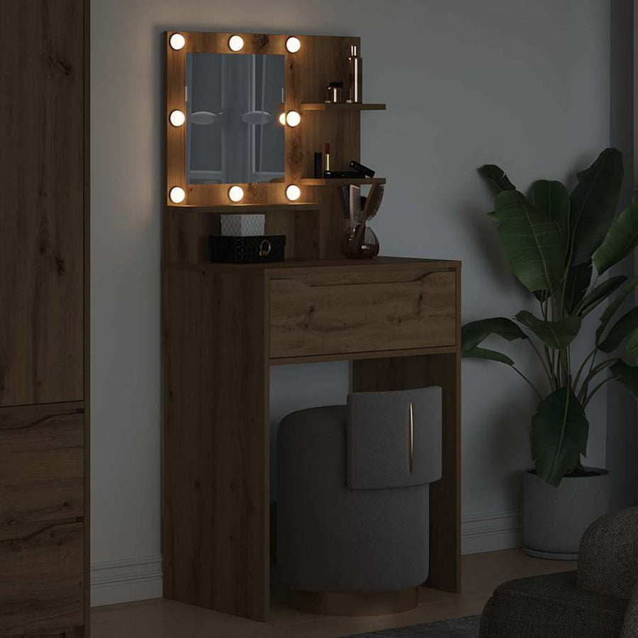 Slaapkamer Kaptafels met lade Artisan Eiken 80 x 39,6 x 135 cm