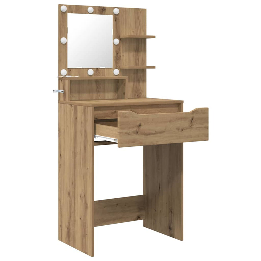 Slaapkamer Kaptafels met lade Artisan Eiken 80 x 39,6 x 135 cm