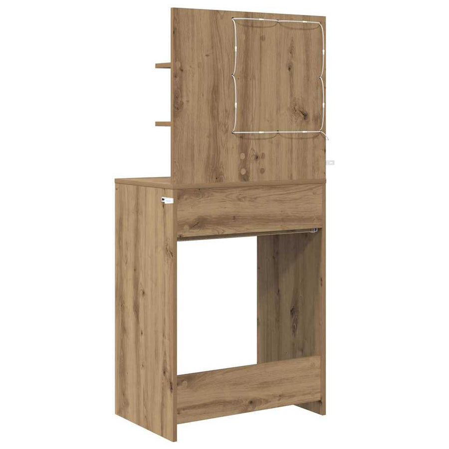 Slaapkamer Kaptafels met lade Artisan Eiken 80 x 39,6 x 135 cm