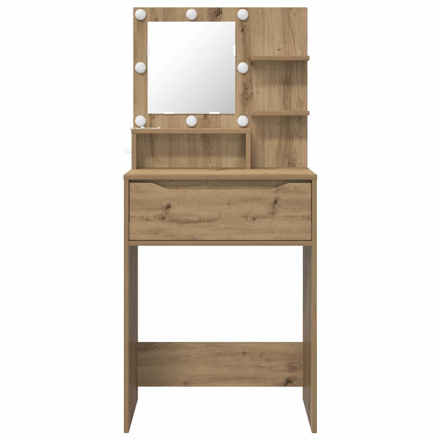 Slaapkamer Kaptafels met lade Artisan Eiken 80 x 39,6 x 135 cm