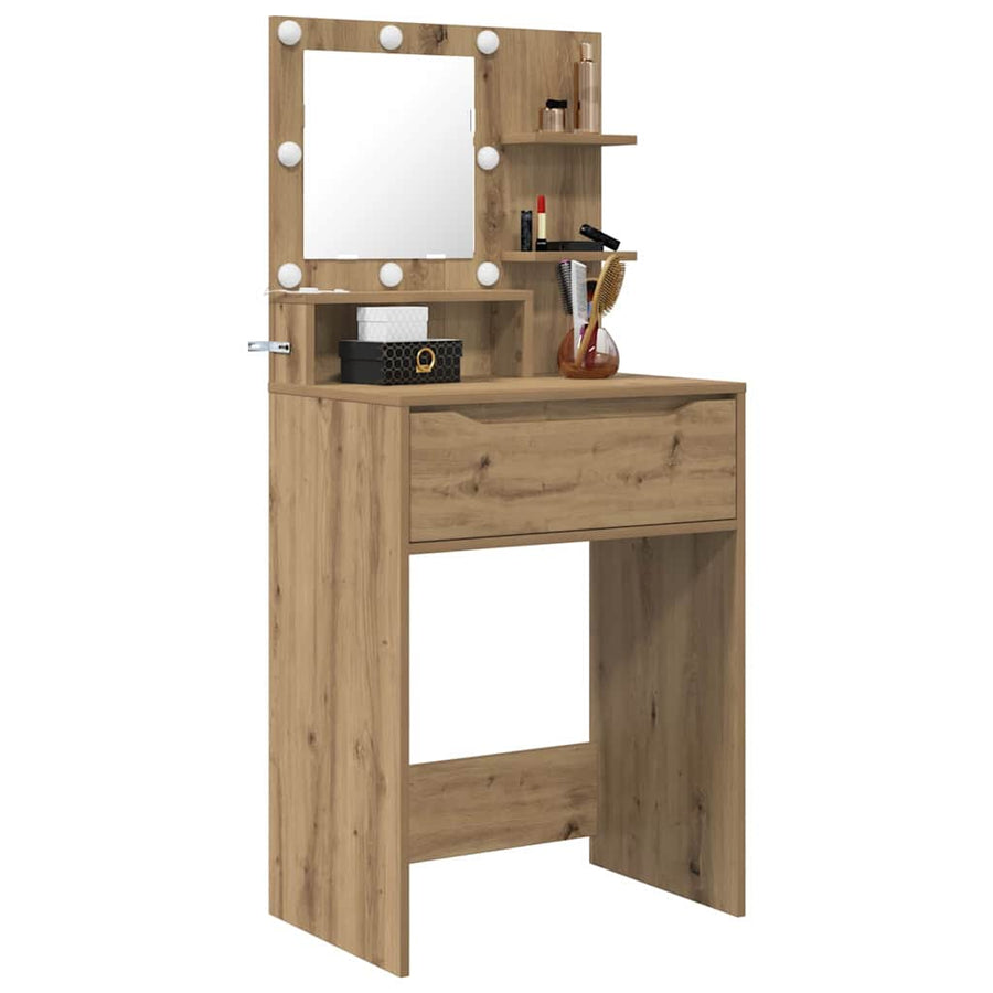Slaapkamer Kaptafels met lade Artisan Eiken 80 x 39,6 x 135 cm