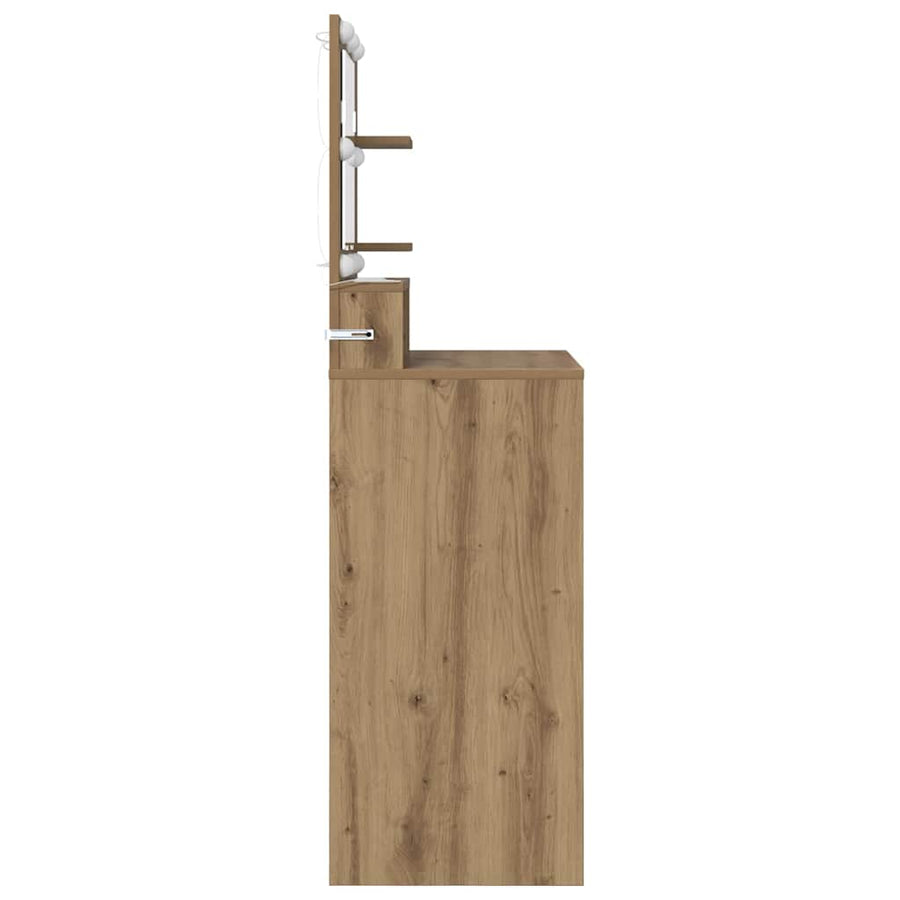 Slaapkamer Kaptafels met lade Artisan Eiken 80 x 39,6 x 135 cm