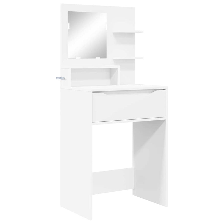 Slaapkamer Kaptafels Wit 80 x 39,6 x 135 cm Bewerkt hout