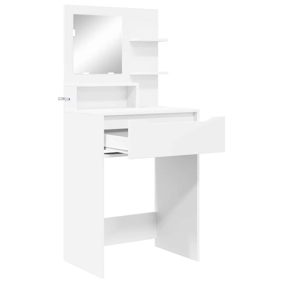 Slaapkamer Kaptafels Wit 80 x 39,6 x 135 cm Bewerkt hout