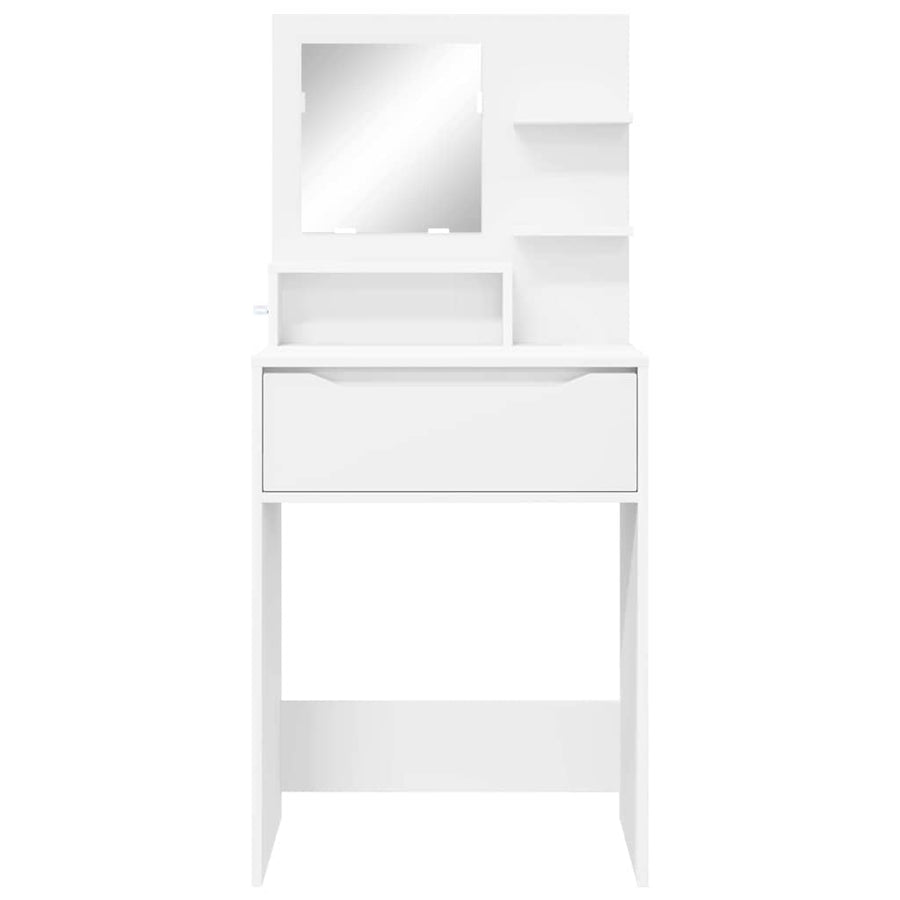 Slaapkamer Kaptafels Wit 80 x 39,6 x 135 cm Bewerkt hout