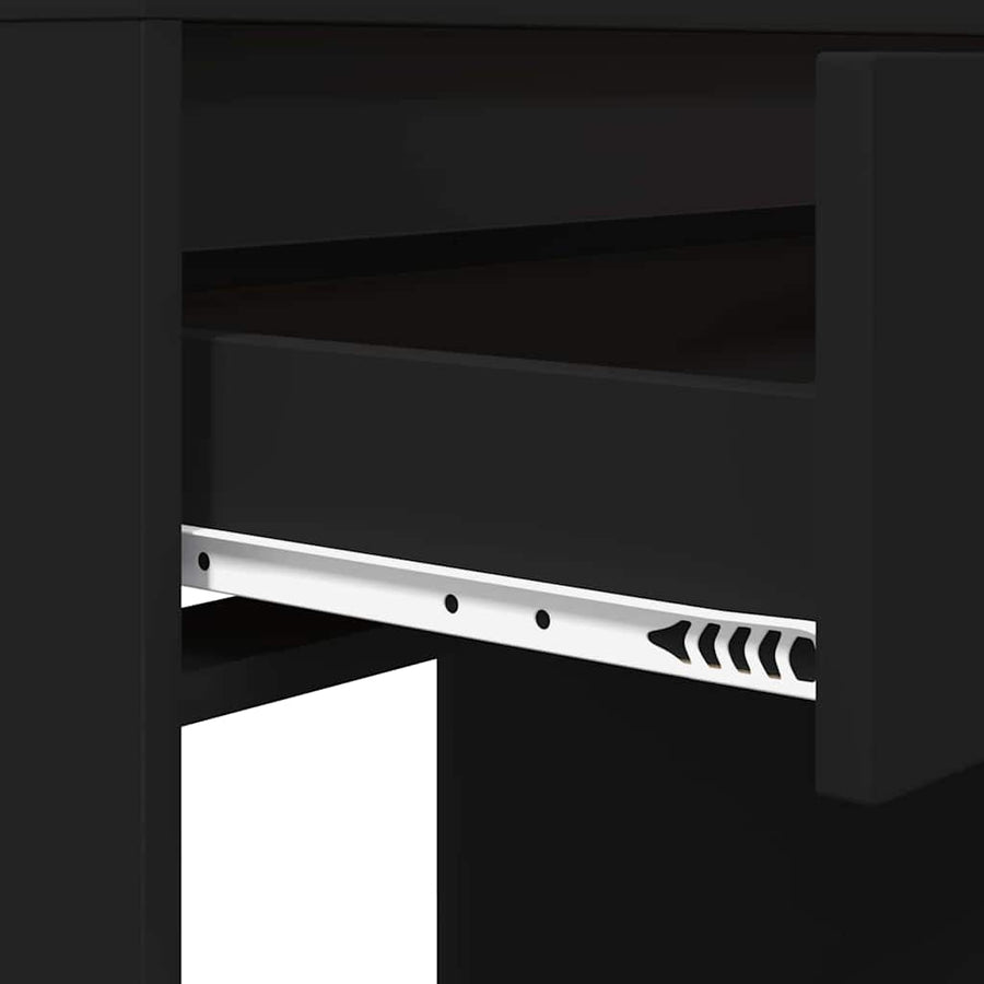 Slaapkamer Kaptafels Zwart 80 x 39,6 x 135 cm Bewerkt hout