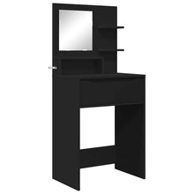 Slaapkamer Kaptafels Zwart 80 x 39,6 x 135 cm Bewerkt hout