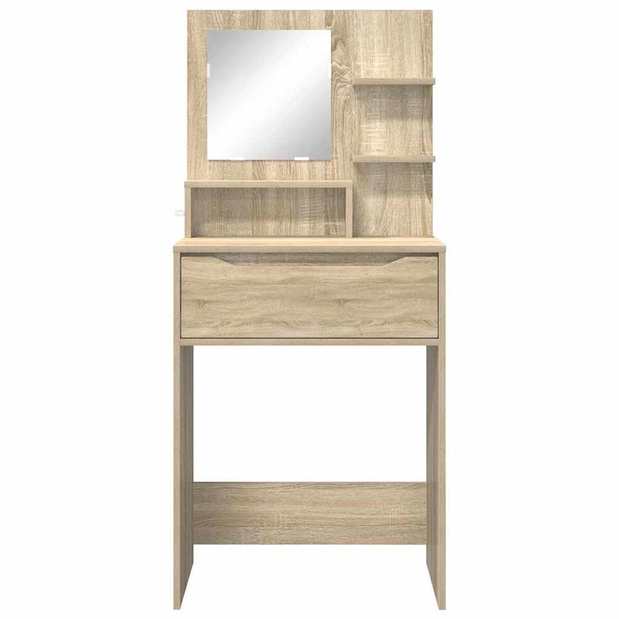 Slaapkamer Kaptafels met lade Sonoma Eiken 80 x 39,6 x 135 cm