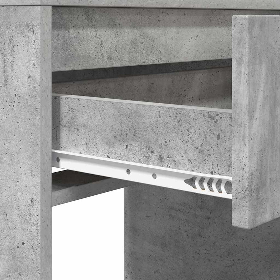 Slaapkamer Kaptafels met lade Beton Grijs 80 x 39,6 x 135 cm