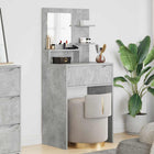 Kaptafel beton grijs 80x39,5x135 cm