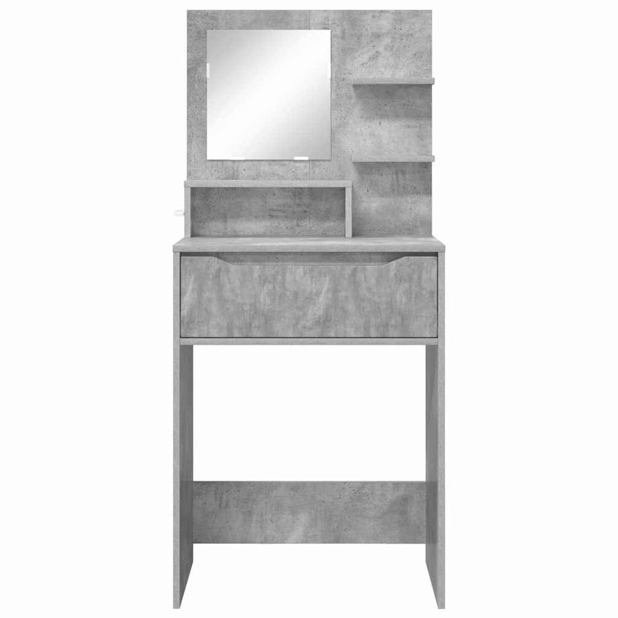 Slaapkamer Kaptafels met lade Beton Grijs 80 x 39,6 x 135 cm