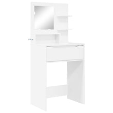 Slaapkamer Kaptafels met lade Hoogglans wit 80 x 39,6 x 135 cm