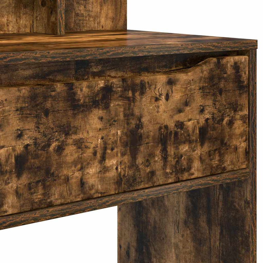 Slaapkamer Kaptafels met lade Gerookt eiken 80 x 39,6 x 135 cm