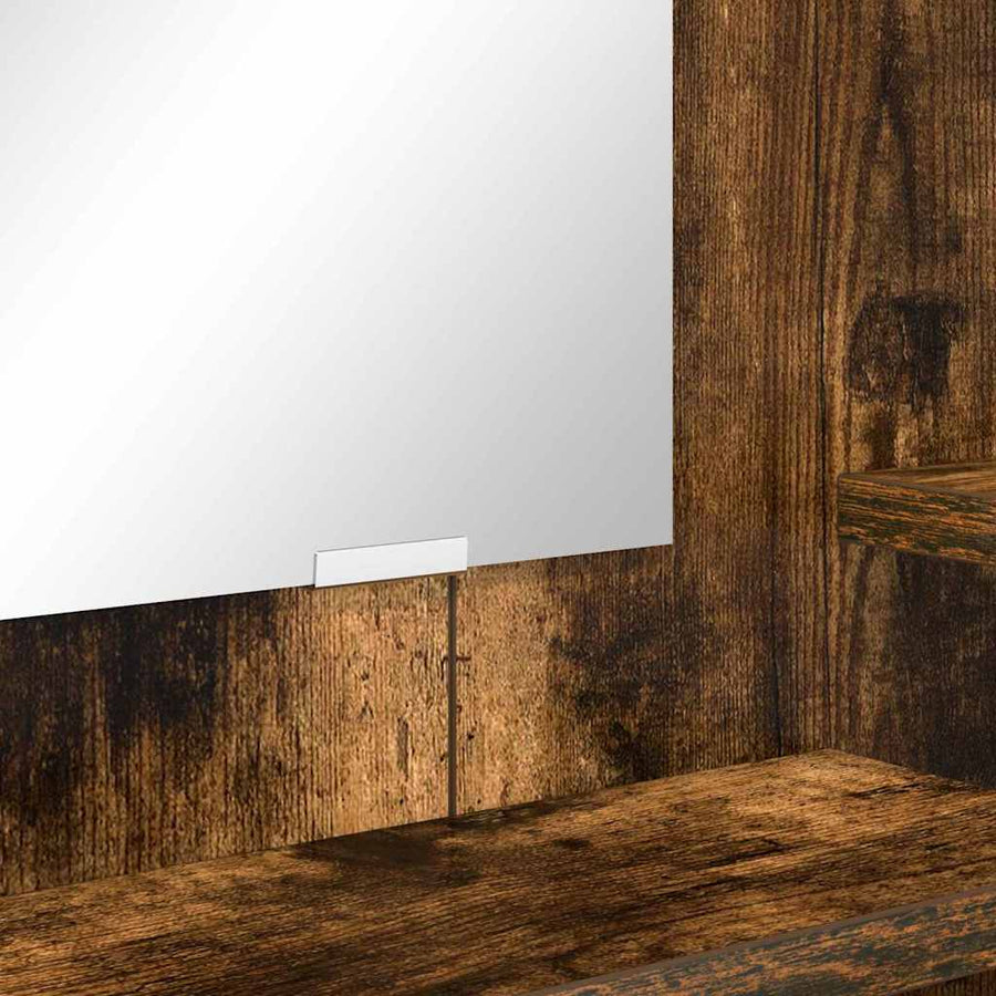 Slaapkamer Kaptafels met lade Gerookt eiken 80 x 39,6 x 135 cm