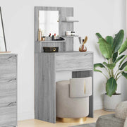 Kaptafel grijs 80x39,5x135 cm met lade