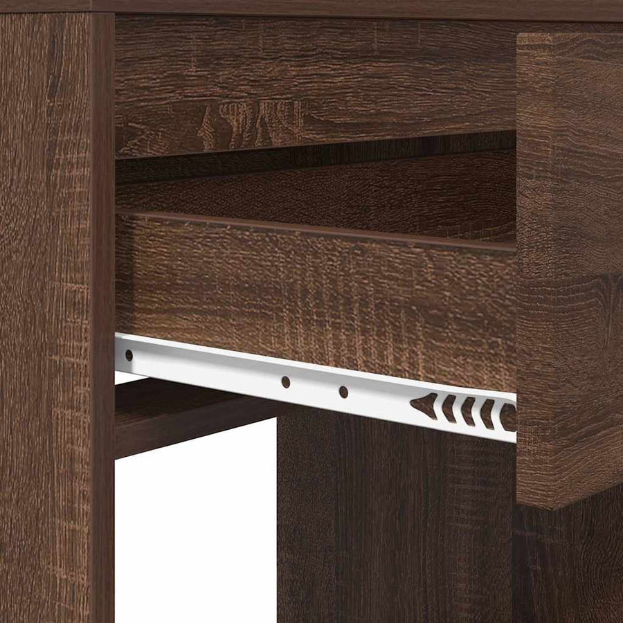 Slaapkamer Kaptafels met lade Bruin Eiken 80 x 39,6 x 135 cm