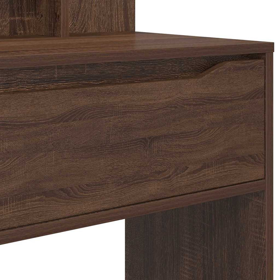 Slaapkamer Kaptafels met lade Bruin Eiken 80 x 39,6 x 135 cm