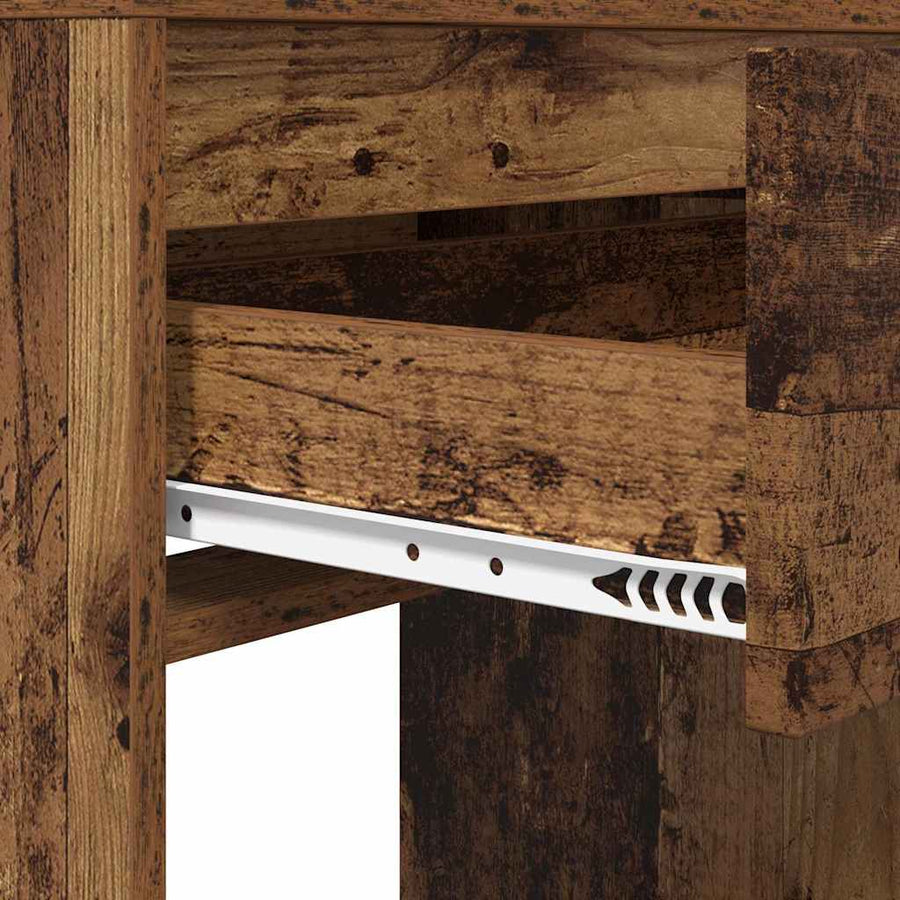 Slaapkamer Kaptafels Oud Hout 80 x 39,6 x 135 cm Bewerkt hout