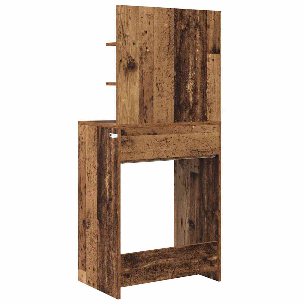 Slaapkamer Kaptafels Oud Hout 80 x 39,6 x 135 cm Bewerkt hout