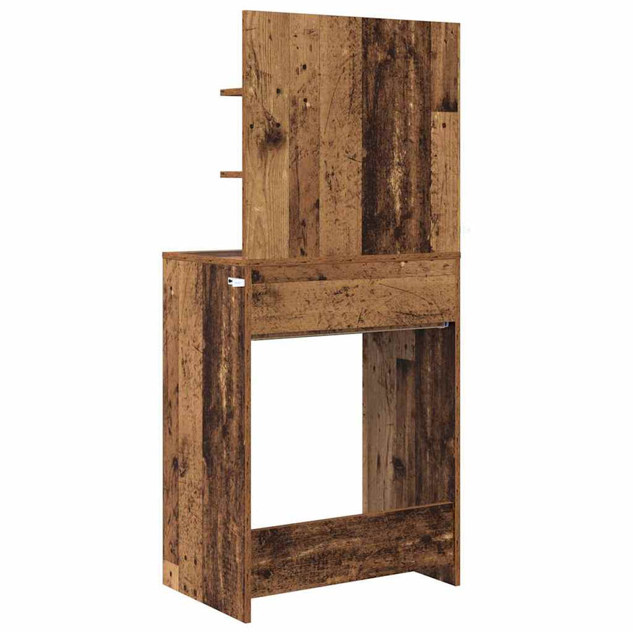 Slaapkamer Kaptafels Oud Hout 80 x 39,6 x 135 cm Bewerkt hout