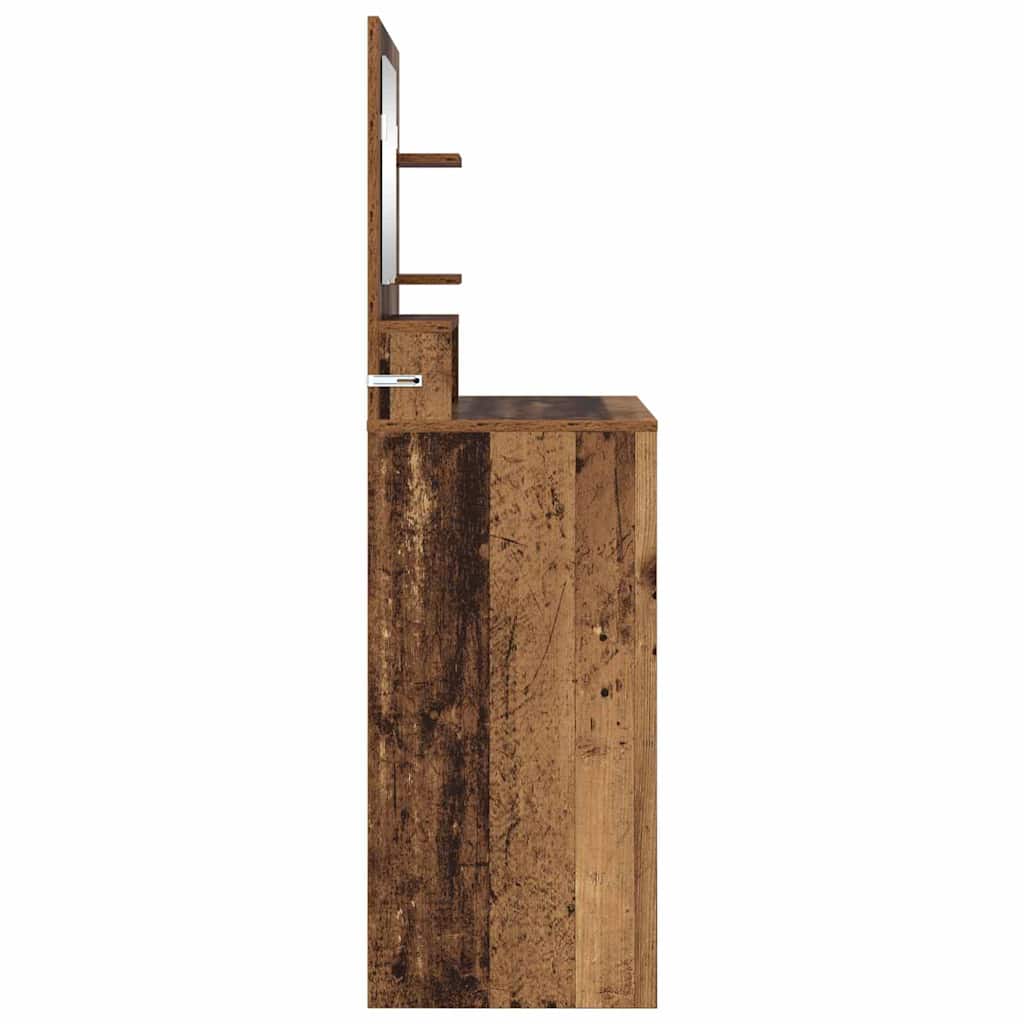 Slaapkamer Kaptafels Oud Hout 80 x 39,6 x 135 cm Bewerkt hout