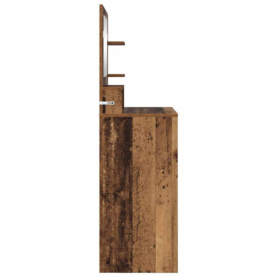 Slaapkamer Kaptafels Oud Hout 80 x 39,6 x 135 cm Bewerkt hout