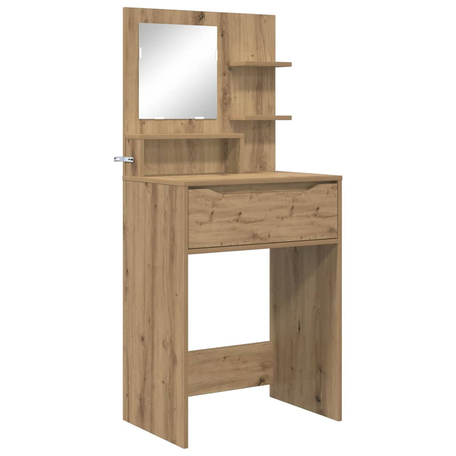 Slaapkamer Kaptafels met lade Artisan Eiken 80 x 39,6 x 135 cm
