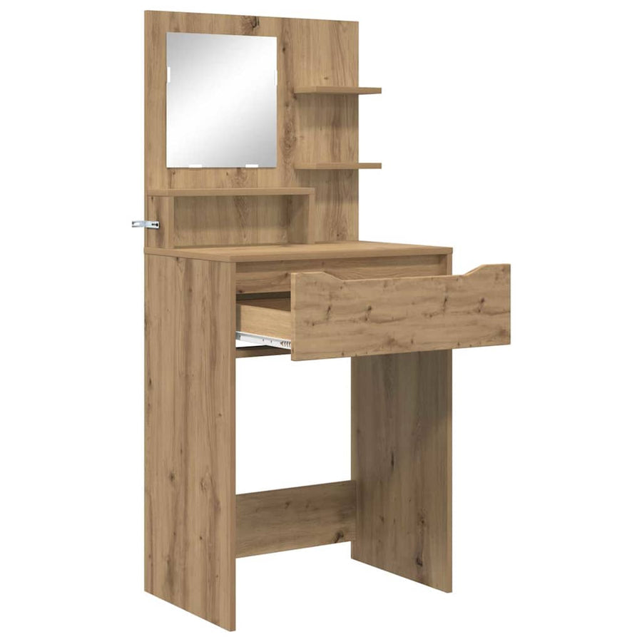 Slaapkamer Kaptafels met lade Artisan Eiken 80 x 39,6 x 135 cm