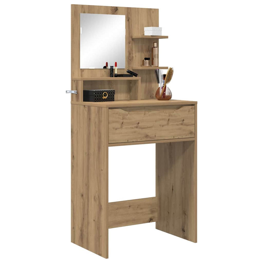 Slaapkamer Kaptafels met lade Artisan Eiken 80 x 39,6 x 135 cm