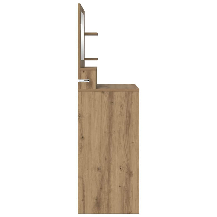 Slaapkamer Kaptafels met lade Artisan Eiken 80 x 39,6 x 135 cm