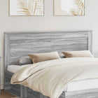 Headboard with Headboard Grey Sonoma 200 cm Engineered Wood