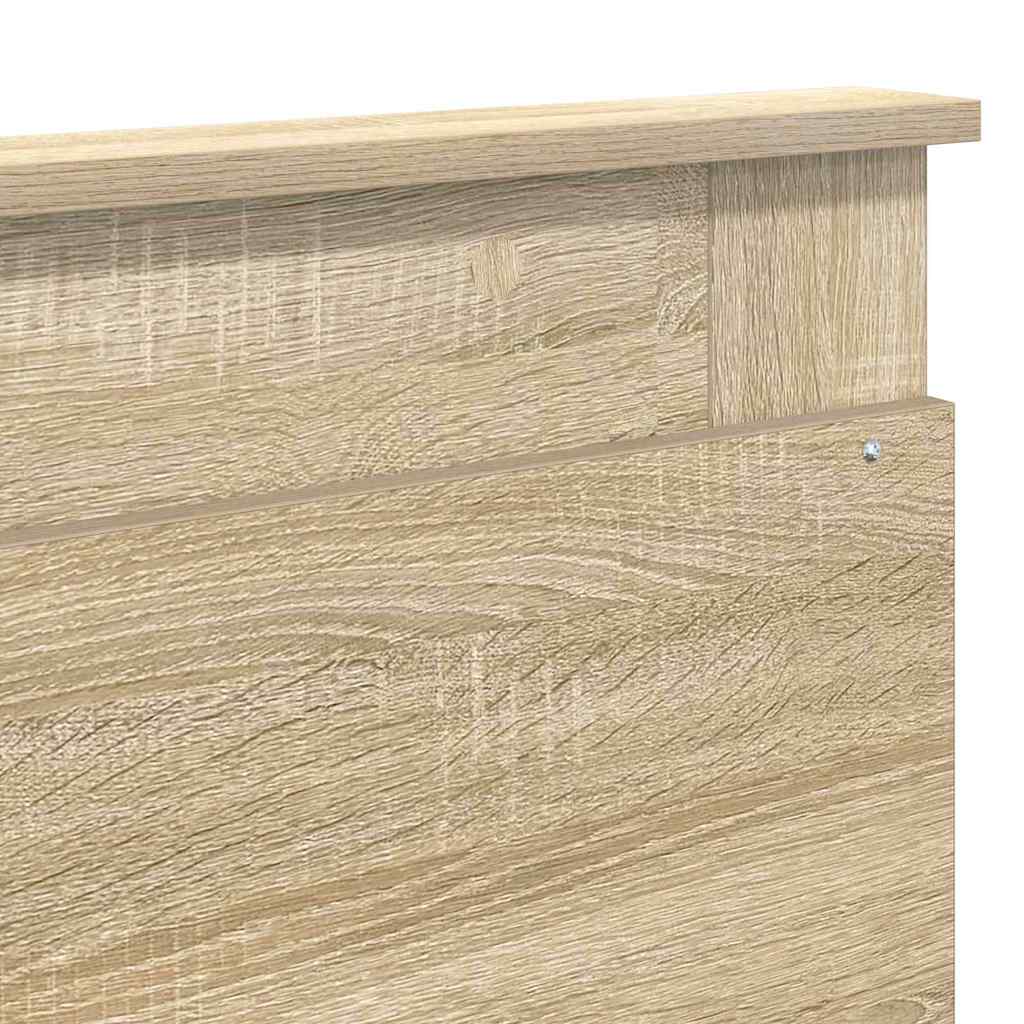 Hoofdbord met hoofdeinde Sonoma Eiken 180 cm Bewerkt hout