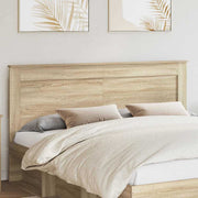 Hoofdbord 183x7x100 cm bewerkt hout sonoma eiken