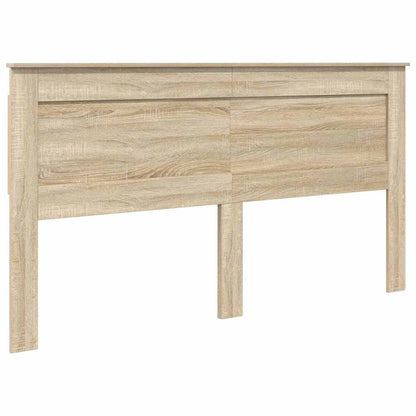 Hoofdbord met hoofdeinde Sonoma Eiken 180 cm Bewerkt hout