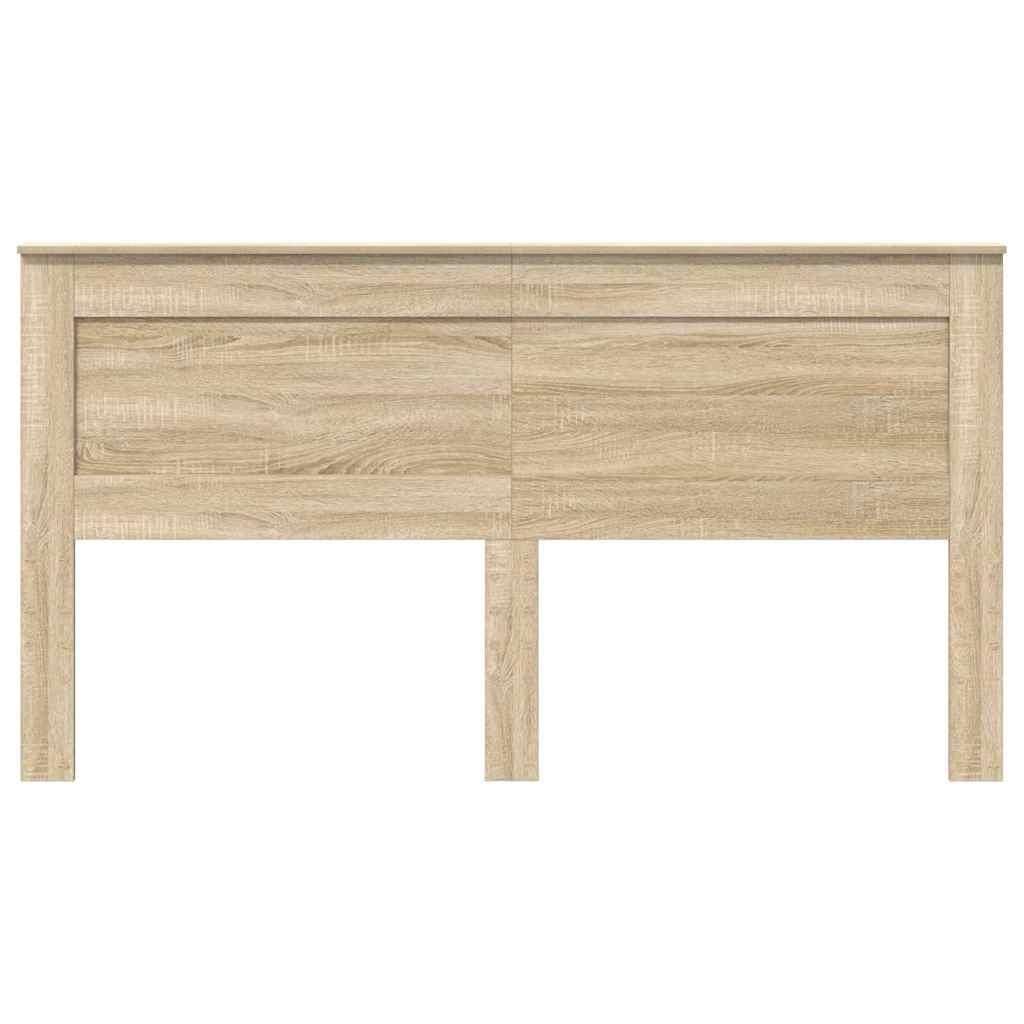 Hoofdbord met hoofdeinde Sonoma Eiken 180 cm Bewerkt hout