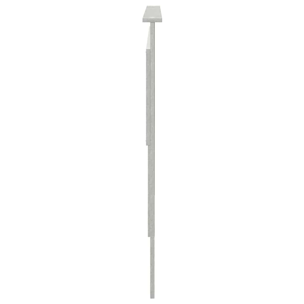 Hoofdbord met hoofdeinde Beton Grijs 180 cm Bewerkt hout