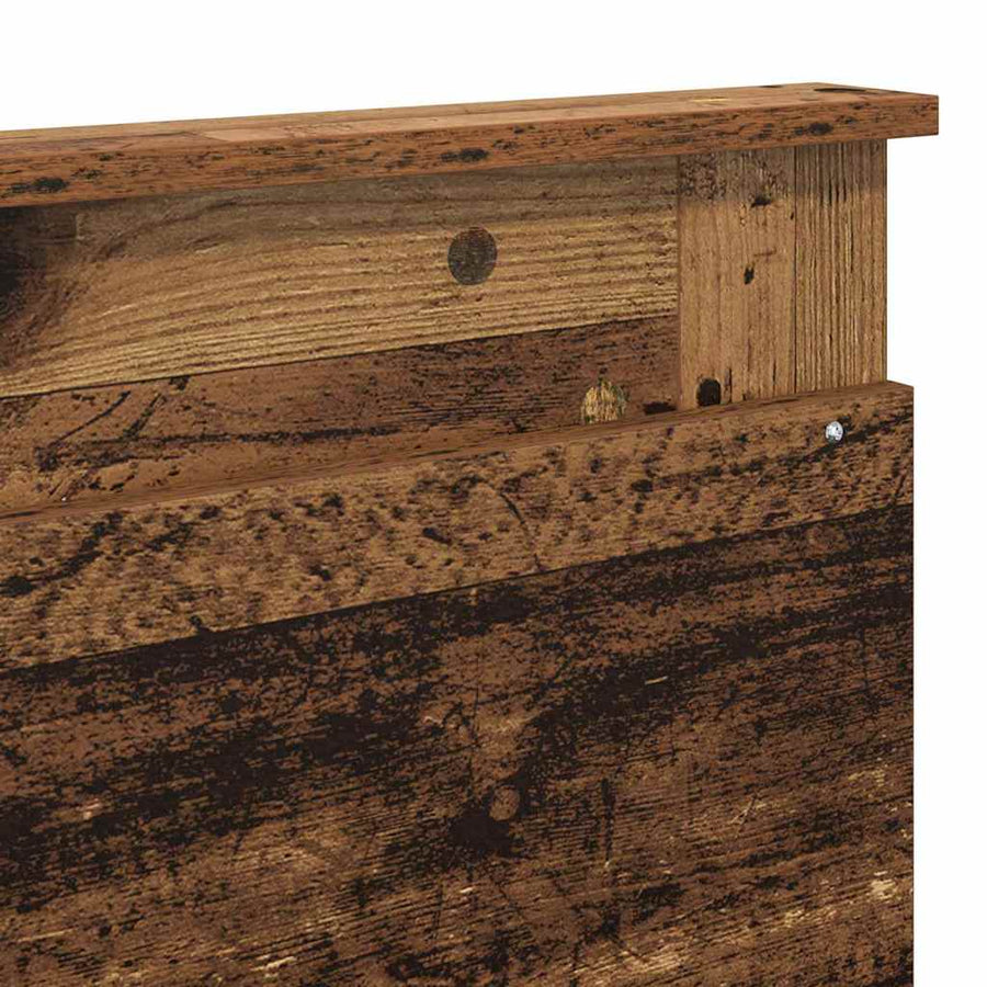 Hoofdbord met hoofdeinde Oud Hout 180 cm Bewerkt hout