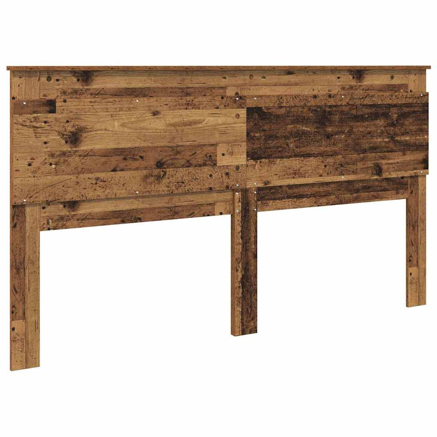 Hoofdbord met hoofdeinde Oud Hout 180 cm Bewerkt hout
