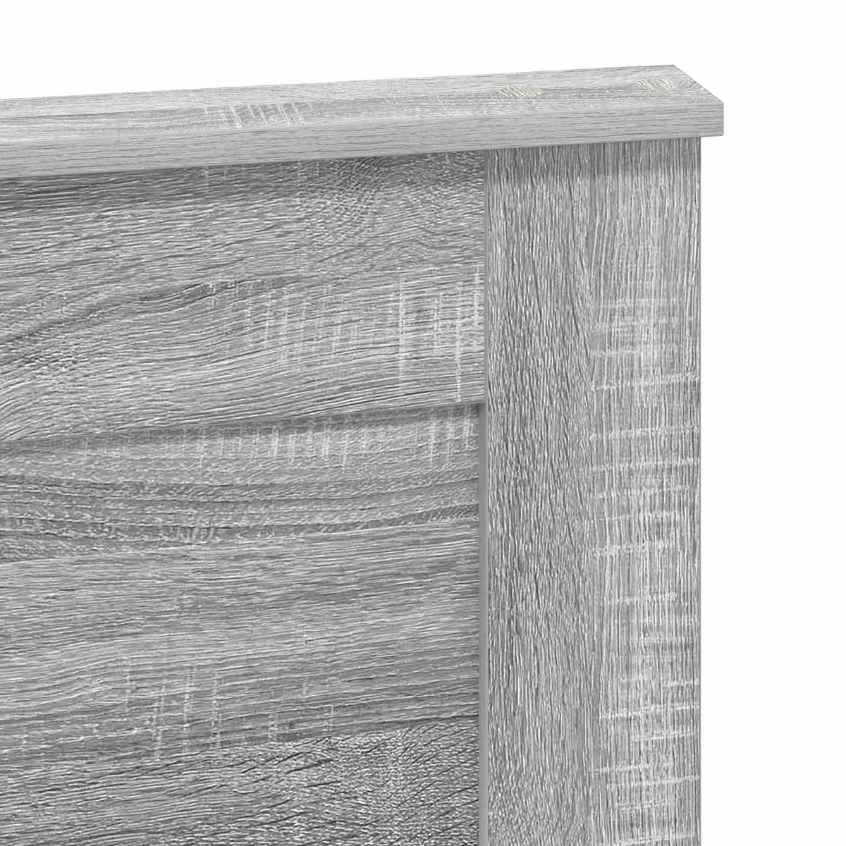 Hoofdbord Grijs Sonoma Bewerkt hout