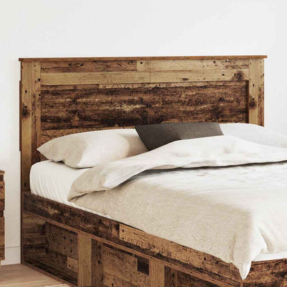 Hoofdbord met hoofdeinde Oud Hout 160 cm Bewerkt hout