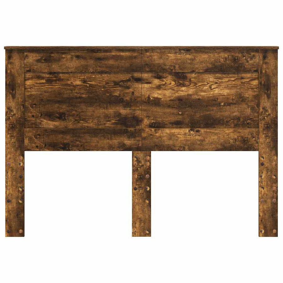 Hoofdbord met hoofdeinde Gerookt eiken 150 cm Bewerkt hout