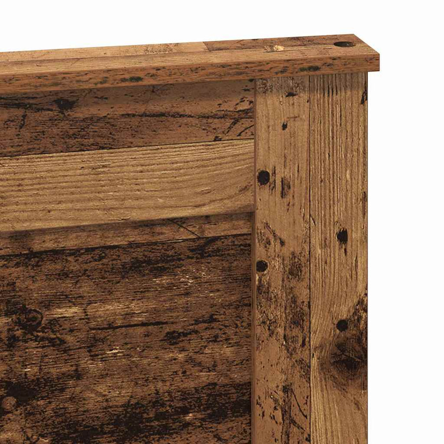 Hoofdbord met hoofdeinde Oud Hout 150 cm Bewerkt hout
