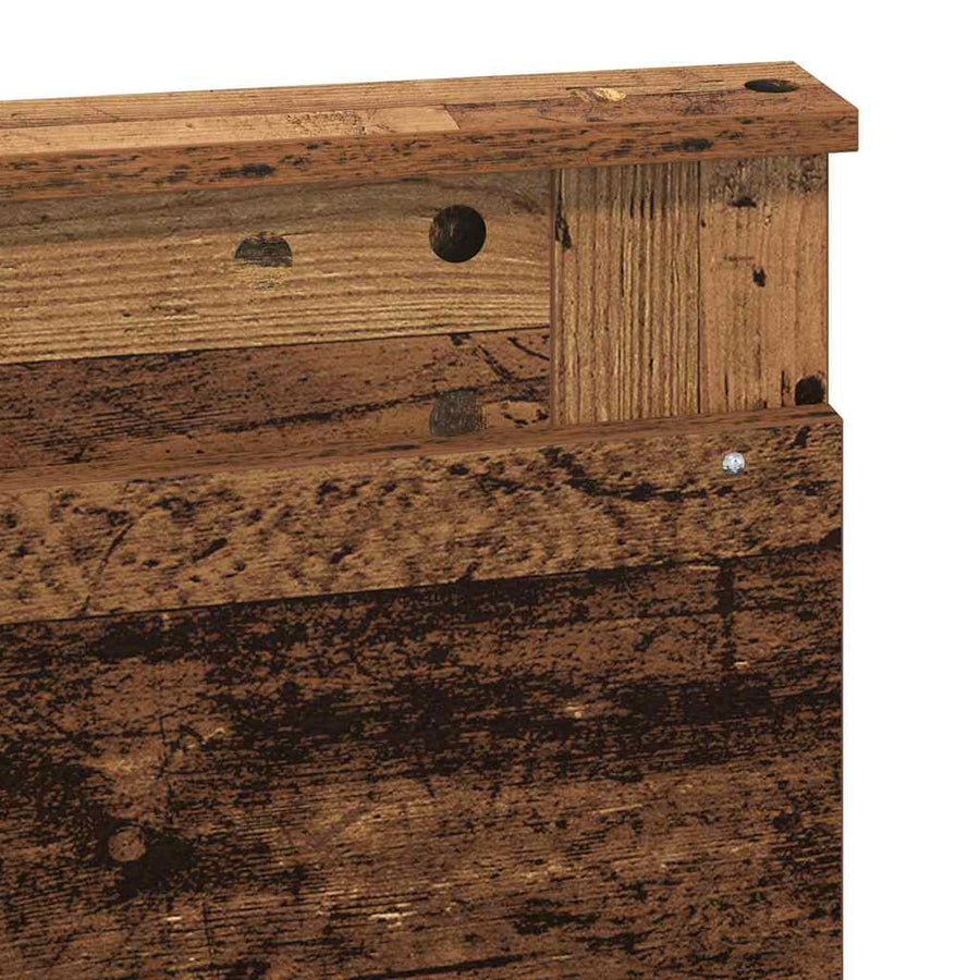 Hoofdbord met hoofdeinde Oud Hout 150 cm Bewerkt hout