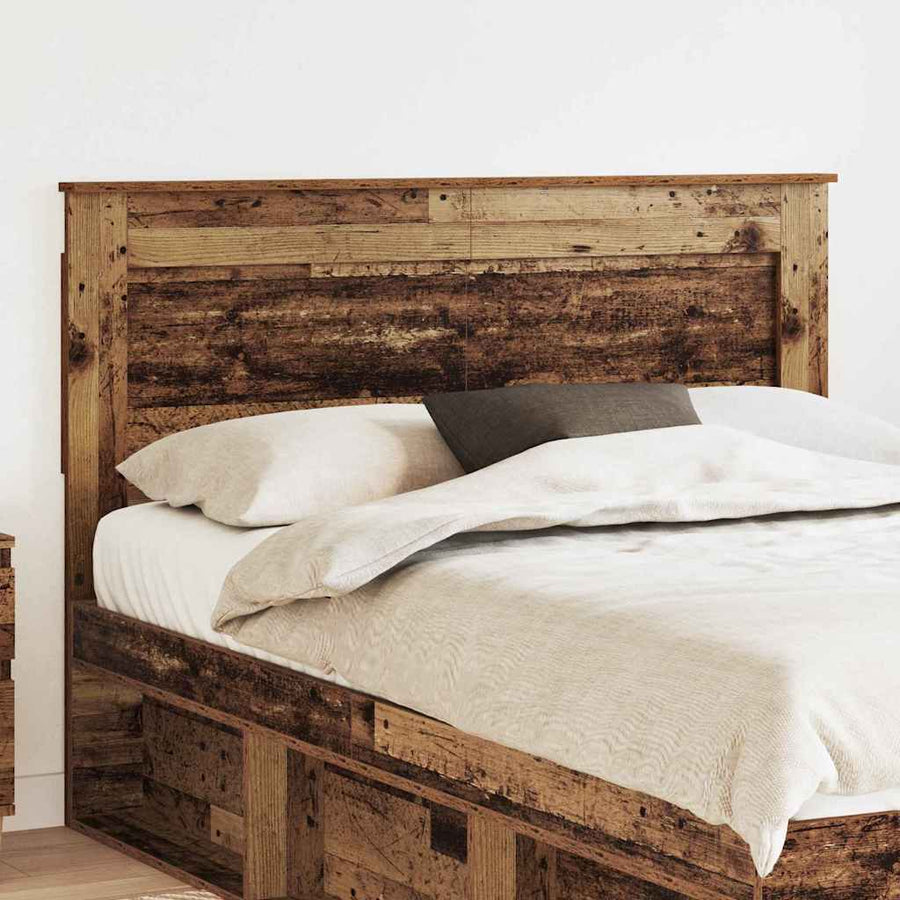 Hoofdbord met hoofdeinde Oud Hout 150 cm Bewerkt hout