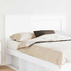 Headboard with Headboard Black Oak 140 cm Engineered Wood