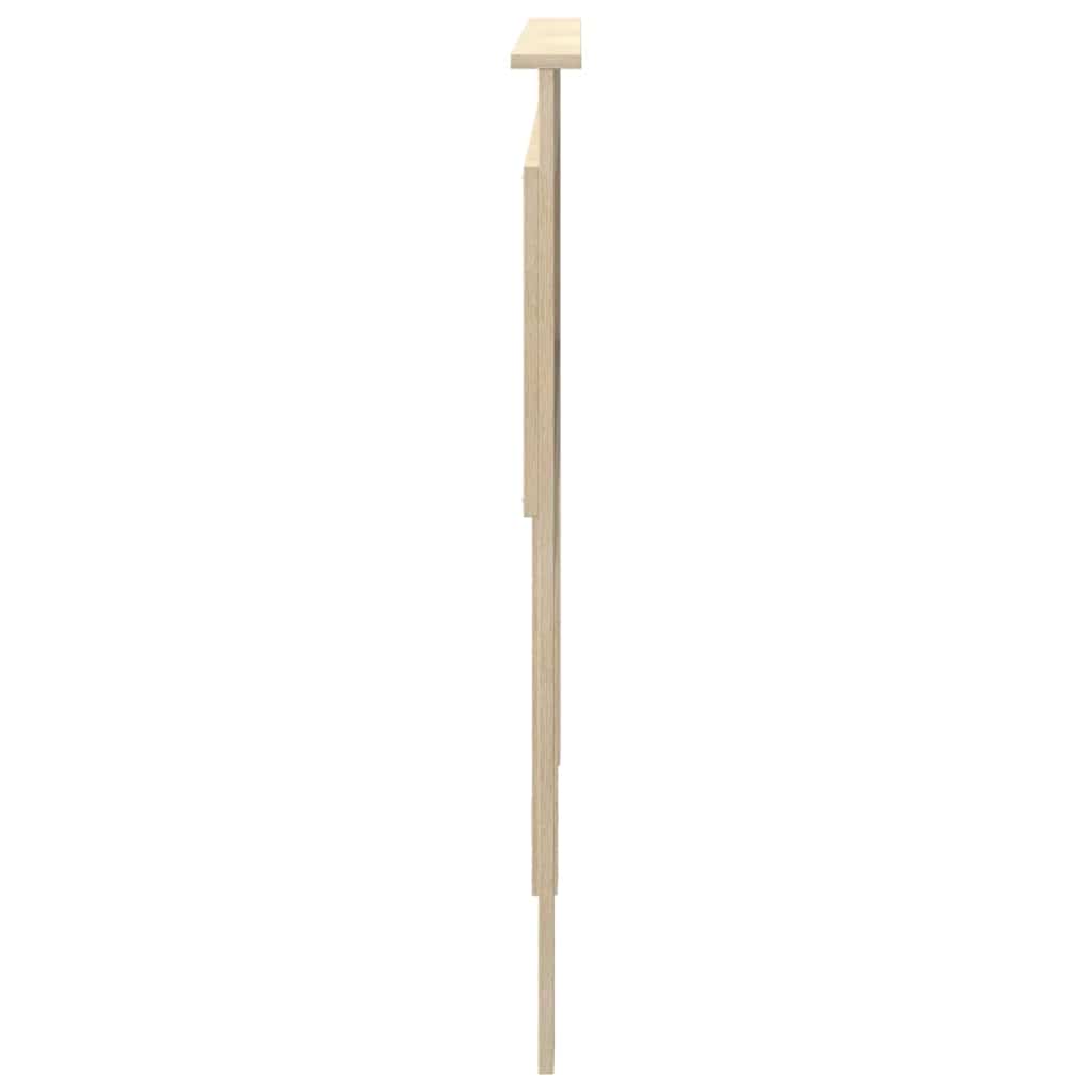 Hoofdbord met hoofdeinde Beton Grijs 140 cm Bewerkt hout