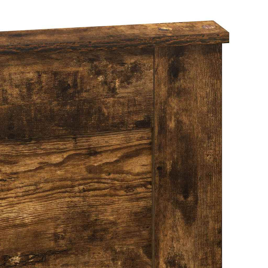 Hoofdbord met hoofdeinde Grijs Sonoma 140 cm Bewerkt hout