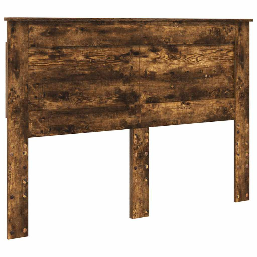 Hoofdbord met hoofdeinde Grijs Sonoma 140 cm Bewerkt hout