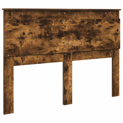 Hoofdbord met hoofdeinde Grijs Sonoma 140 cm Bewerkt hout